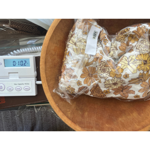 Women's Rachel Zoe Wide Leg Pants L White Brown Floral - Picture 6 of 6